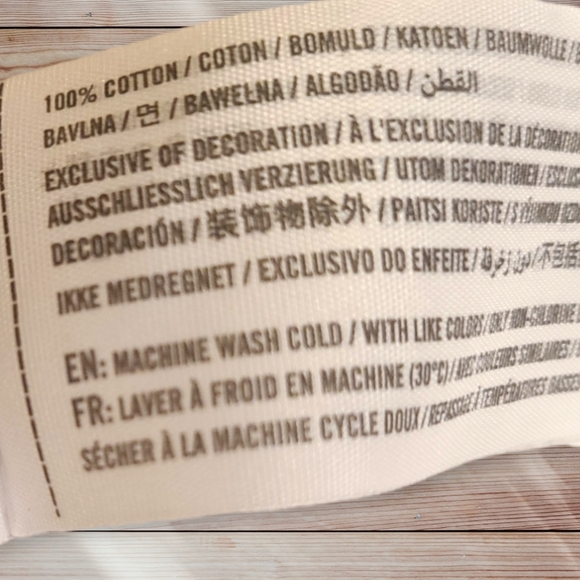 Hollister Cut Off Cropped Cotton Pull Over Shirt Size Medium - Picture 8 of 9